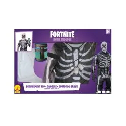 Costume De Skull Trooper Pour Ado, En Coffret -Camouflage Soldes Boutique Costume de skull trooper pour ado en coffret 64711