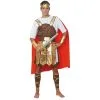 Costume De Soldat Romain Avec Cape Rouge