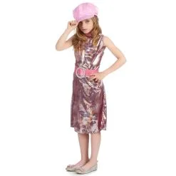 Costume Disco Reptile Multicolore Pour Fillette -Camouflage Soldes Boutique Costume disco reptile multicolore pour fillette 14799