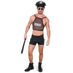 Costume En Maille De Policier Hot