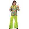 Costume Hippie Woodstock Vert Pour Homme