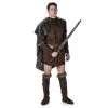 Costume Marron De Viking Avec Cape Grise