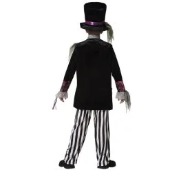 Costume Noir Blanc De Chapelier Fou Pour Enfant -Camouflage Soldes Boutique Costume noir blanc de chapelier fou pour enfant 66176