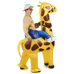 Costume Porte Moi Gonflable De Girafe Pour Adulte -Camouflage Soldes Boutique Costume porte moi gonflable de girafe pour adulte 41704