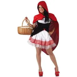 Costume Robe Courte De Chaperon Rouge Pour Femme -Camouflage Soldes Boutique Costume robe courte de chaperon rouge pour femme 17488