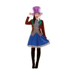 Costume Robe Du Chapelier Fou Pour Femme -Camouflage Soldes Boutique Costume robe du chapelier fou pour femme 57228