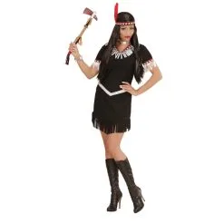Costume Robe Noire D'Indienne