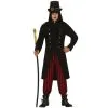 Costume Steampunk Noir Rouge Pour Homme