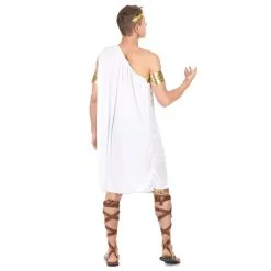 Costume Tunique Grecque Blanche Pour Homme -Camouflage Soldes Boutique Costume tunique grecque blanche pour homme 12222
