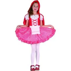 Costume Vichy De Petit Chaperon Rouge Pour Enfant -Camouflage Soldes Boutique Costume vichy de petit chaperon rouge pour enfant 24285