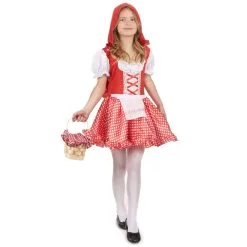 Costume Vichy De Petit Chaperon Rouge Pour Enfant
