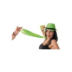 Cravate Verte Fluo, Attache élastique -Camouflage Soldes Boutique Cravate verte fluo attache elastique 27478