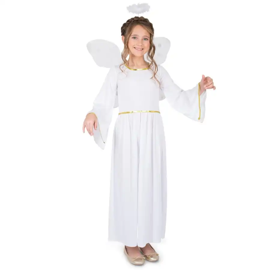 Déguisement Blanc De Petit Ange Pour Fille 1 Déguisement Blanc De Petit Ange Pour Fille