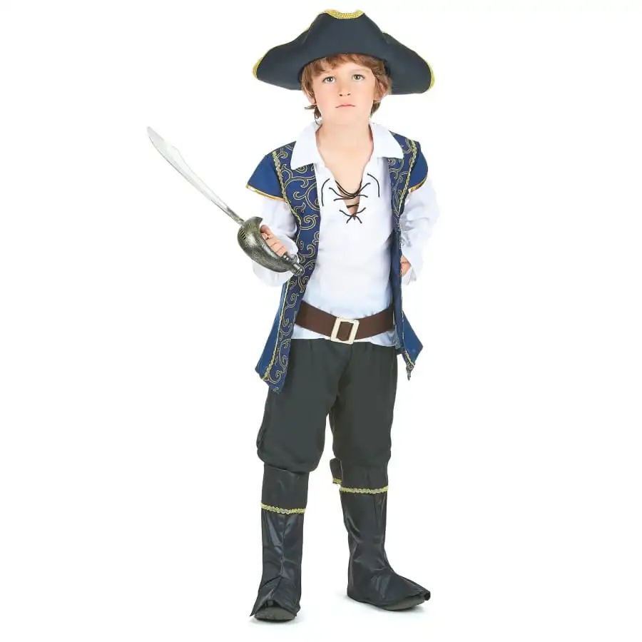 Déguisement Bleu De Petit Pirate 1 Déguisement Bleu De Petit Pirate