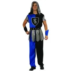 Déguisement Bleu Et Noir De Chevalier Pour Homme -Camouflage Soldes Boutique Deguisement bleu et noir de chevalier pour homme 27065