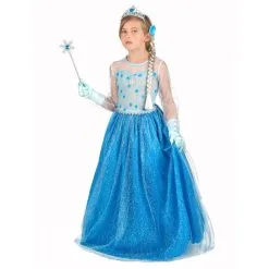 Déguisement Bleu Glacé De Princesse Pour Enfant