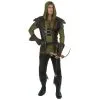 Déguisement D'archer Médiéval Marron Vert, Adulte