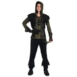 Déguisement D'archer Médiéval Marron Vert, Adulte 5 Déguisement D'archer Médiéval Marron Vert, Adulte -Camouflage Soldes Boutique Deguisement d archer medieval marron vert adulte 65445