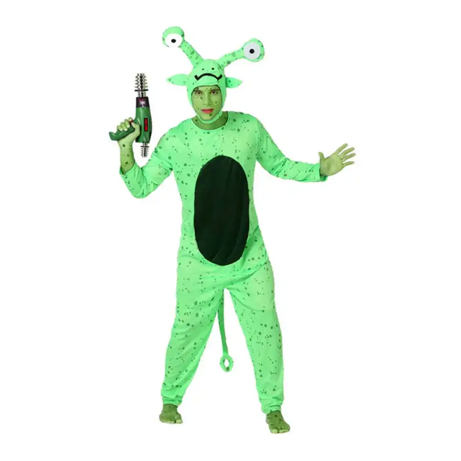 Déguisement D'homme Martien Vert 1 Déguisement D'homme Martien Vert