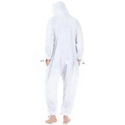 Déguisement D'ours Polaire Avec Capuche Tête -Camouflage Soldes Boutique Deguisement d ours polaire avec capuche tete 22085
