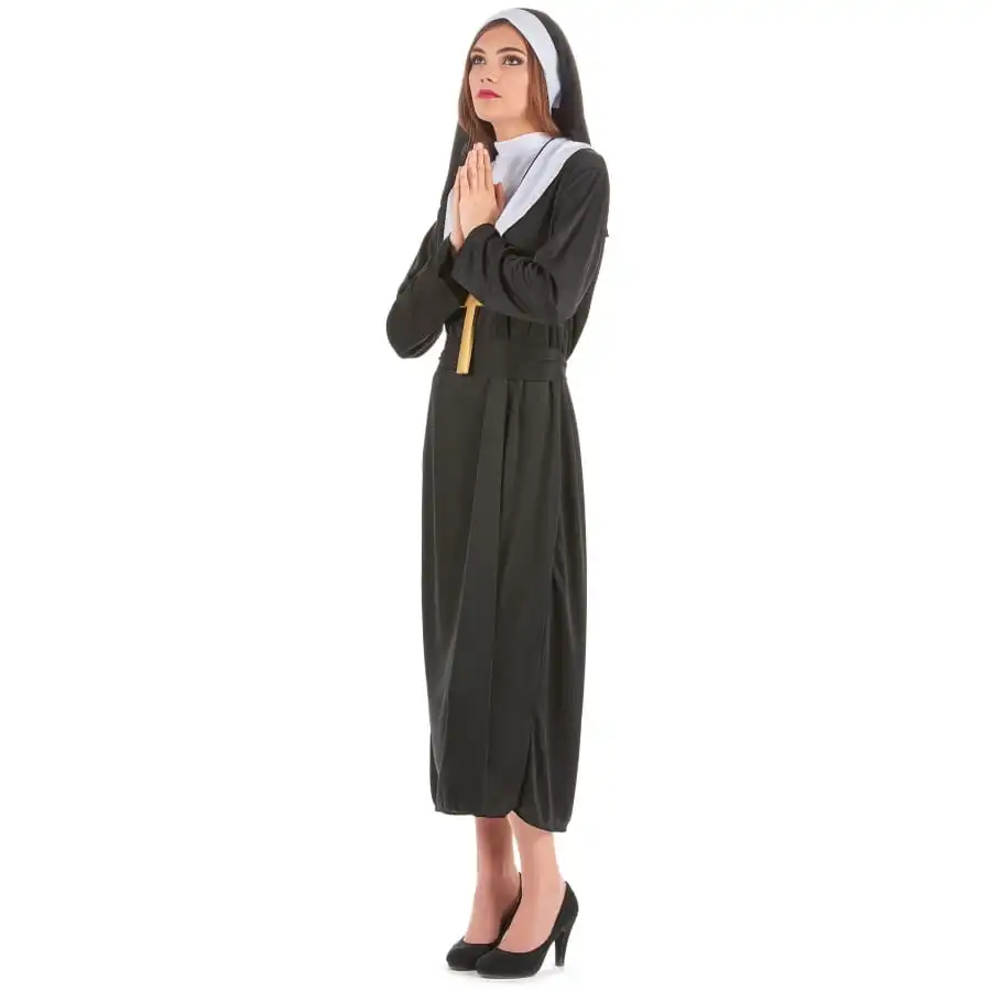 Déguisement De Bonne Soeur Pour Femme Adulte 3 Déguisement De Bonne Soeur Pour Femme Adulte – Image 3