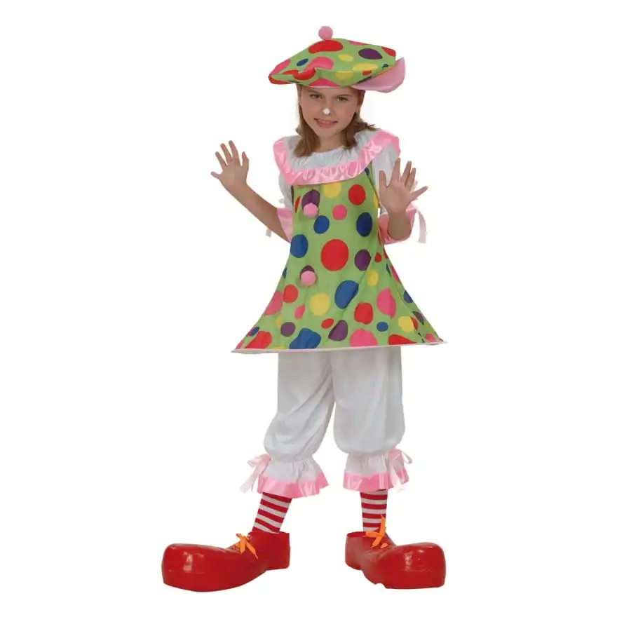 Déguisement De Clown En Jupette Pour Fillette 1 Déguisement De Clown En Jupette Pour Fillette