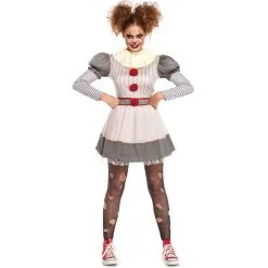 Déguisement De Clown Terrifiant Vintage Pour Femme