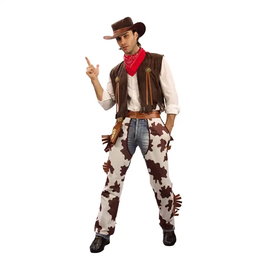 Déguisement De Cowboy Chaps Vachette Pour Homme 1 Déguisement De Cowboy Chaps Vachette Pour Homme