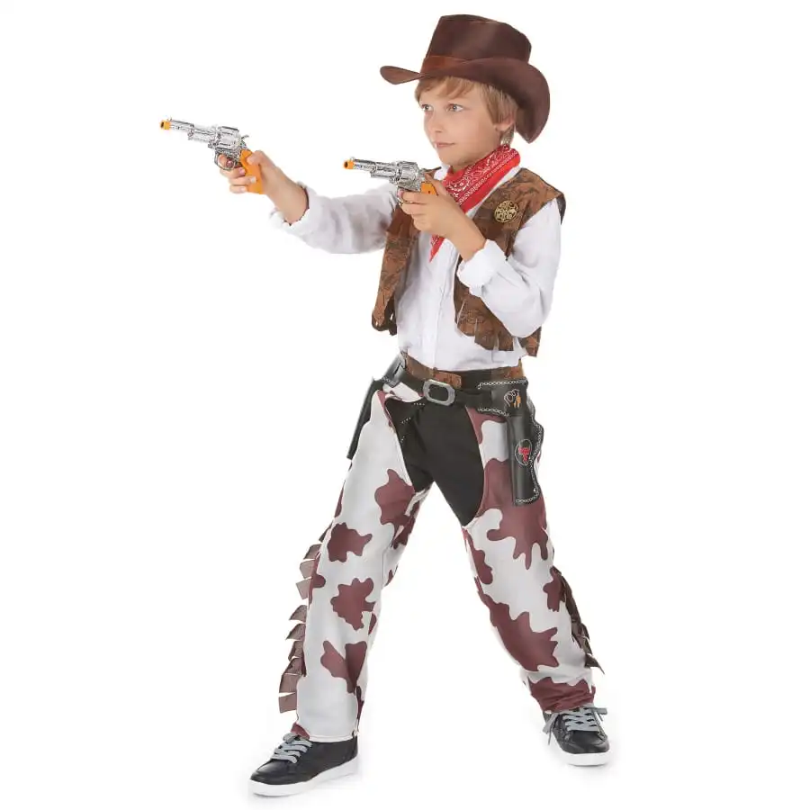 Déguisement De Cowboy Vachette Pour Garçon 2 Déguisement De Cowboy Vachette Pour Garçon – Image 2