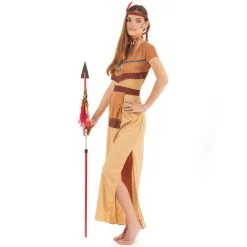 Déguisement De Femme Indienne Marron -Camouflage Soldes Boutique Deguisement de femme indienne marron 14612