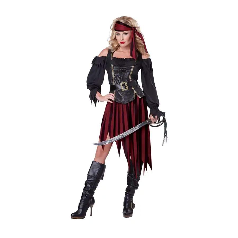 Déguisement De Femme Pirate Authentique 1 Déguisement De Femme Pirate Authentique