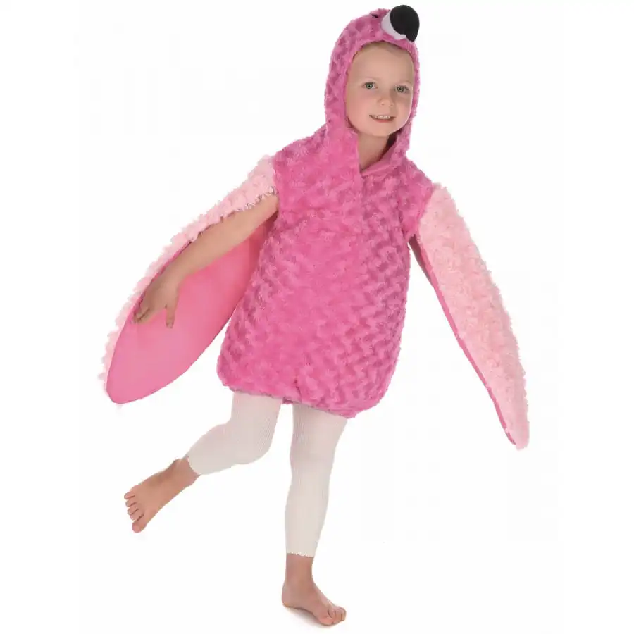 Déguisement De Flamant Rose En Peluche Pour Enfant 3 Déguisement De Flamant Rose En Peluche Pour Enfant – Image 3