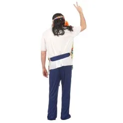 Déguisement De Hippie Avec Pantalon Bleu -Camouflage Soldes Boutique Deguisement de hippie avec pantalon bleu 15424