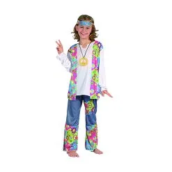 Déguisement De Hippie Pour Fille, Flashy