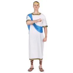 Déguisement De Jules César Avec Toge Bleue