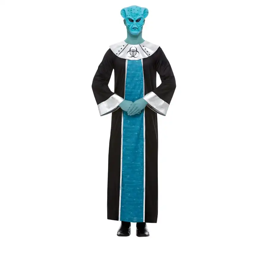 Déguisement De Lord Alien Bleu Pour Homme 1 Déguisement De Lord Alien Bleu Pour Homme