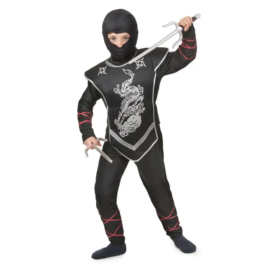 Déguisement De Ninja Dragon Pour Petit Garçon 2 Déguisement De Ninja Dragon Pour Petit Garçon – Image 2