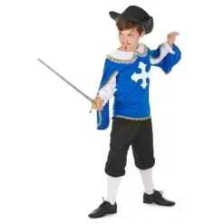 Déguisement De Petit Mousquetaire Bleu -Camouflage Soldes Boutique Deguisement de petit mousquetaire bleu 14754