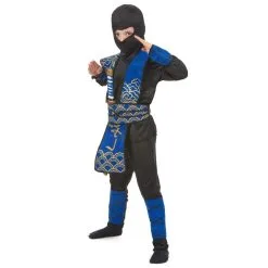 Déguisement De Petit Ninja Bleu Et Noir -Camouflage Soldes Boutique Deguisement de petit ninja bleu et noir 14715