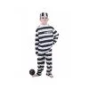 Déguisement De Petit Prisonnier Rayé Noir Et Blanc