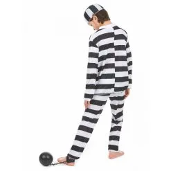 Déguisement De Petit Prisonnier Rayé Noir Et Blanc -Camouflage Soldes Boutique Deguisement de petit prisonnier raye noir et blanc 14673