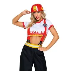 Déguisement De Pompier Sexy Pour Femme -Camouflage Soldes Boutique Deguisement de pompier sexy pour femme 68174