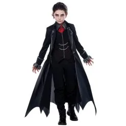 Déguisement De Vampire Noir Pour Garçon