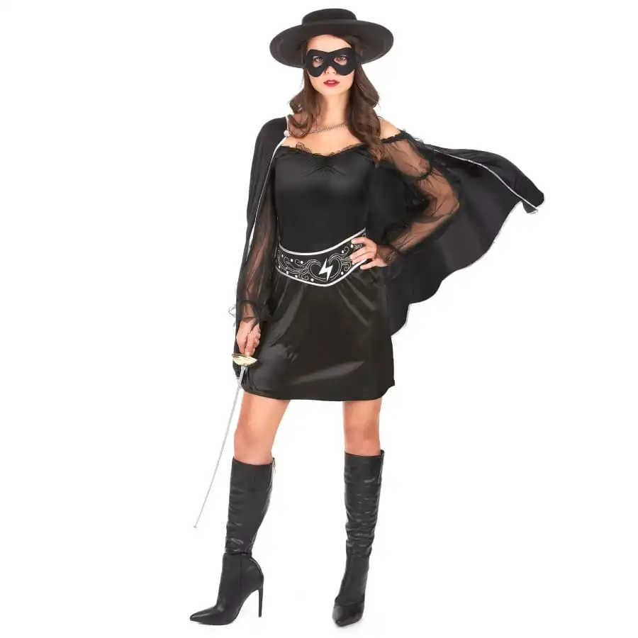 Déguisement De Zorro Pour Femme 2 Déguisement De Zorro Pour Femme – Image 2