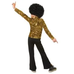 Déguisement Disco Doré Pour Enfant -Camouflage Soldes Boutique Deguisement disco dore pour enfant 37649