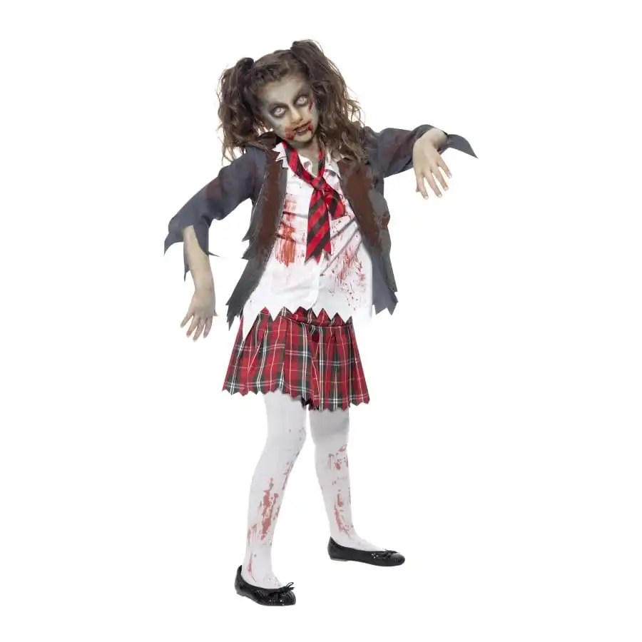 Déguisement étudiante Zombie, Pour Enfant 1 Déguisement étudiante Zombie, Pour Enfant