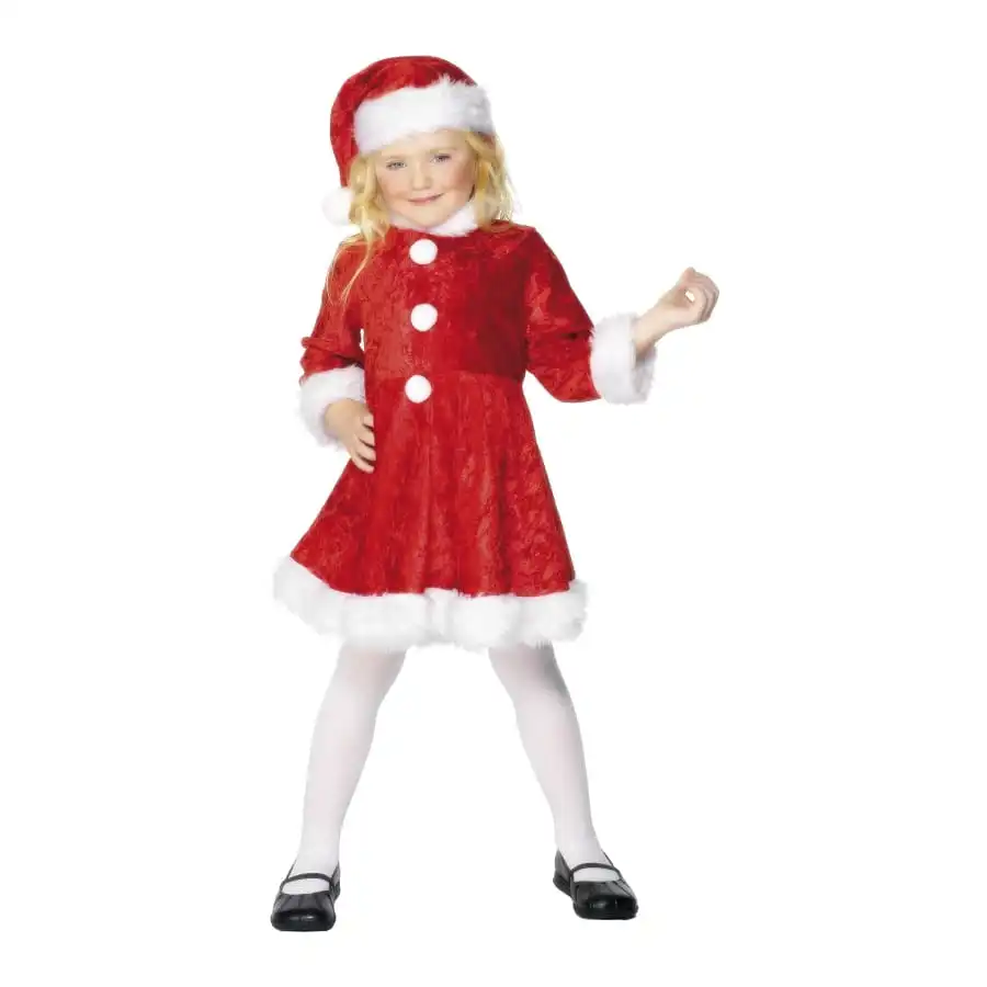 Déguisement Mini Miss Pere Noel 1 Déguisement Mini Miss Pere Noel