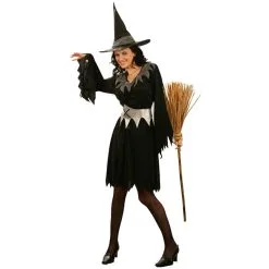 Déguisement Noir De Sorcière Pour Femme Adulte