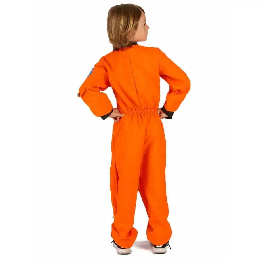 Déguisement Orange D'astronaute Pour Enfant 3 Déguisement Orange D'astronaute Pour Enfant – Image 3