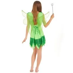 Déguisement Pailleté De Fée Verte Pour Femme -Camouflage Soldes Boutique Deguisement paillete de fee verte pour femme 14815